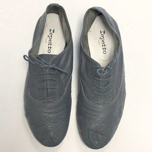 Repetto Zizi Paris Blue Leather Oxford Shoe - 42